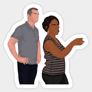 Bobby & Athena | 911 Sticker